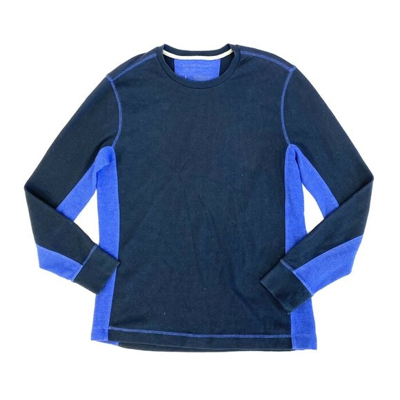 Banana Republic Thermal Shirt Mens Size Large Blue